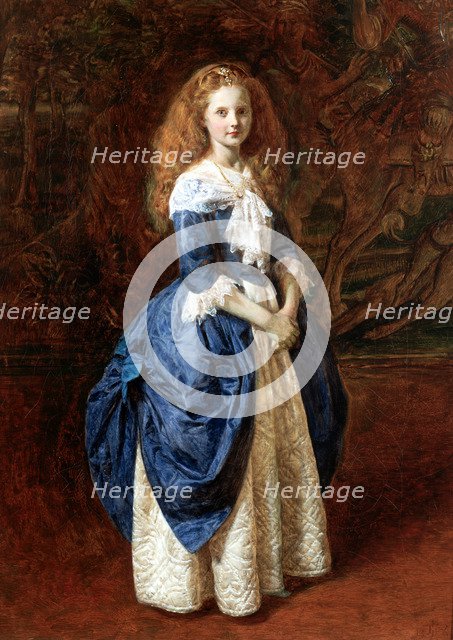 'My Great Grandmother', portrait of a child, 1865. Artist: James Archer