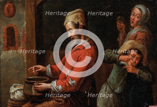 The Nitpicker, End of 17th cen.. Creator: Lubieniecki, Krzysztof (1659-1729).