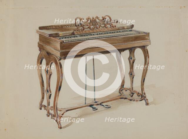 Melodeon, c. 1936. Creator: John Dieterich.