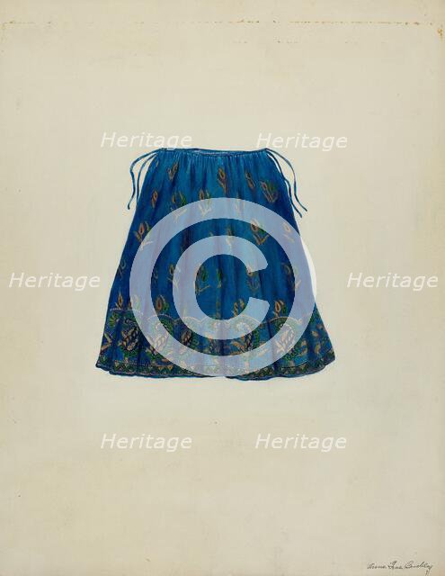 Skirt, c. 1940. Creator: Ann Gene Buckley.