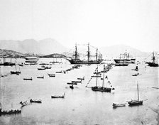 The harbour, Hong Kong, 1981 (from a negative of 1869). Creator: John Thomson.