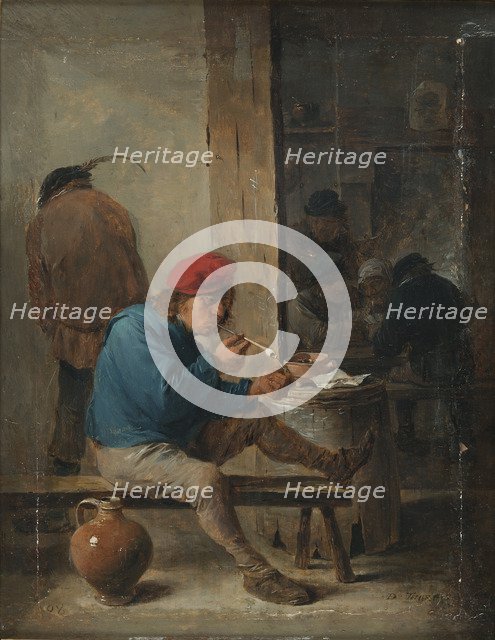 Tavern Scene with Smokers.