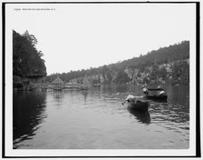 Boating on Lake Mohonk, N.Y., (1902?). Creator: Unknown.