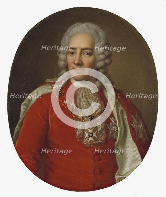 Nils Esbjörnsson Reuterholm, 1676-1756, married to Hedvig Sofia von Leopold, 1780. Creator: Ulrika Fredrika Pasch.