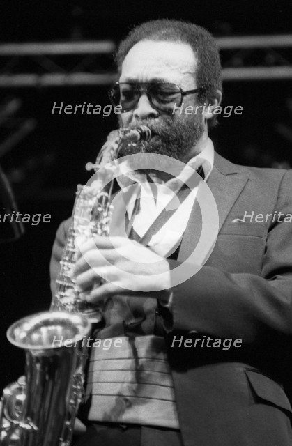 Hank Crawford, Top Rank Suite, Brighton, 1989. Artist: Brian O'Connor.