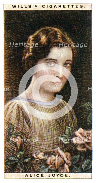 Alice Joyce (1890-1955), American actress, 1928.Artist: WD & HO Wills