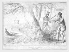 'Vacation Amusements. (No 1.) Pheasant Shooting!', 1840. Creator: John Doyle.