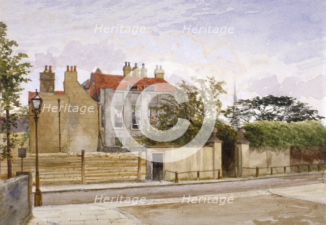 View of Turret House, Lambeth, London, 1880.  Artist: John Crowther