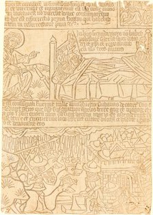 Apocalypse of John, Leaf 42, c. 1465. Creator: Unknown.