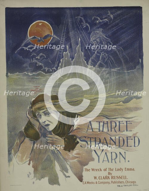 A three stranded yarn, c1895 - 1911. Creator: Unknown.