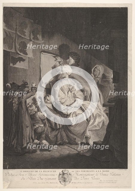 Origin of Painting. Creator: Jean Ouvrier.