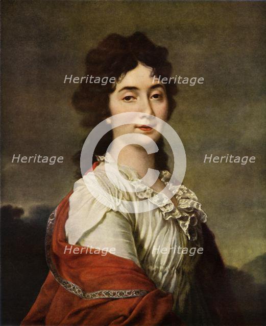 'Portrait of Anna Stepanovna Protosova', 1800, (1965).  Creator: Dmitry Levitsky.