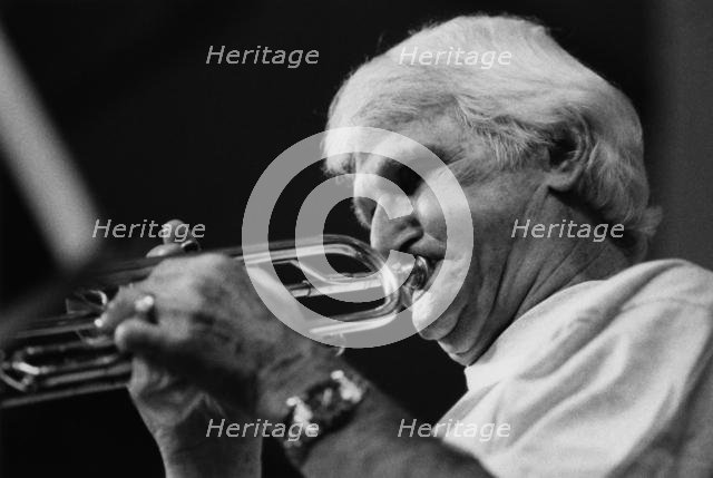 Conte Candoli, Buddy Shank Sextet, UK tour, c1995. Creator: Brian Foskett.