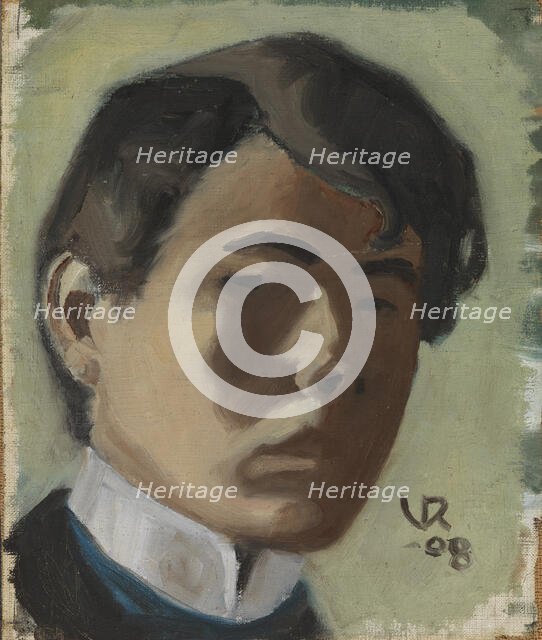 Self-Portrait, 1908. Creator: Valle Rosenberg.