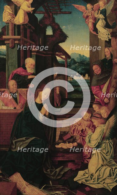 Nativity. Creator: Bruyn, Bartholomaeus (Barthel), the Elder (1493-1555).