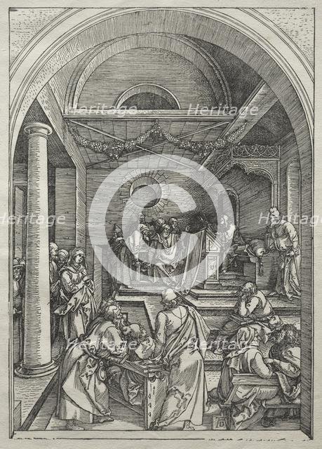 Life of the Virgin: Christ Among the Doctors, 1504-1505. Creator: Albrecht Dürer (German, 1471-1528).