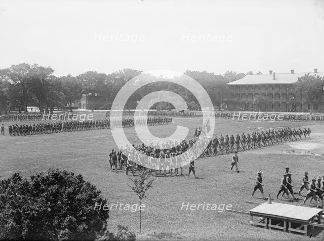 Military Training, 1917 or 1918. Creator: Harris & Ewing.