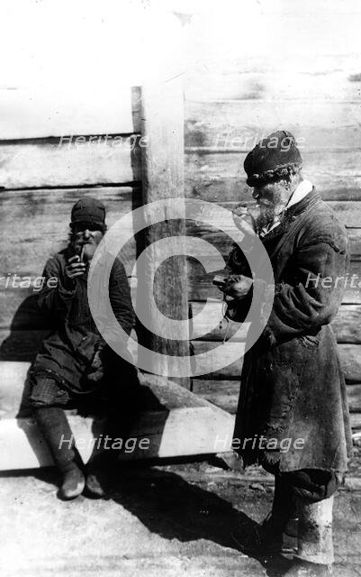 Peasants - chaldons of the city of Krasnoyarsk, 1880. Creator: Unknown.