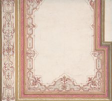 Ceiling Design for Madame Hope's Bedroom, ca. 1867. Creators: Jules-Edmond-Charles Lachaise, Eugène-Pierre Gourdet.