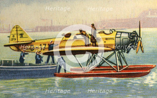 First catapult post delivery, 1929, (1932). Creator: Unknown.