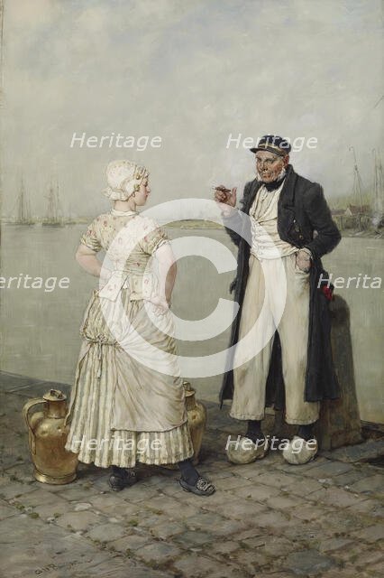 Venus and Neptune, c1882. Creator: George Henry Boughton.