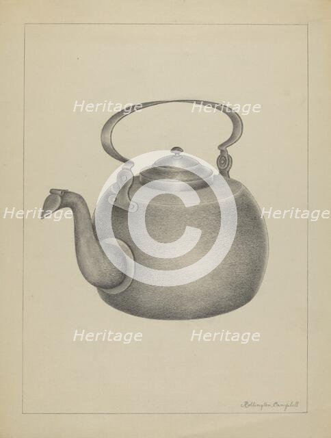 Kettle, 1935/1942. Creator: Rollington Campbell.