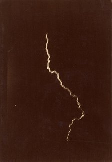 [Spiral of Lightning in a Thunderstorm], May 12, 1886. Creator: Charles Moussette.