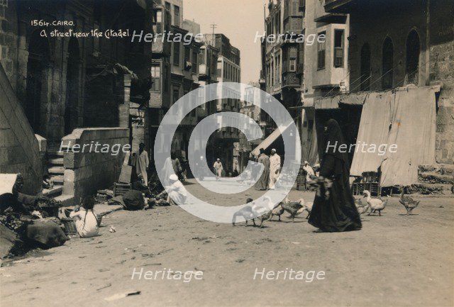 A street near the Citadel, Cairo, Egypt, 1936. Artist: Unknown