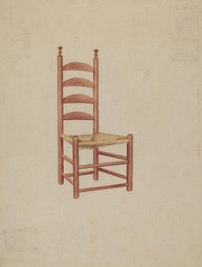Chair, c. 1936. Creator: Samuel O. Klein.