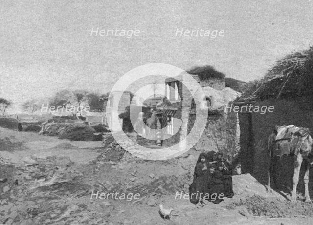 ''Un village de fellahs; Le Nord-Est Africain', 1914. Creator: Jules Gervais-Courtellemont.