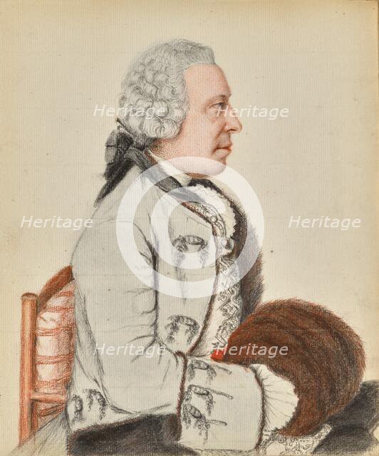 Portrait of Charles Benjamin de Langes de Montmirail, Baron de Lubières, about 1760. Creator: Jean-Etienne Liotard.