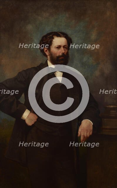 Portrait of Józef Potocki, 1864. Creator: Anton Teofil Kwiatkowski.