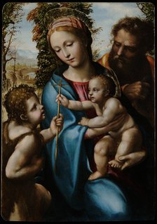 The Holy Family with John the Baptist as a Boy, 1525-1528. Artist: Sodoma (1477-1549)