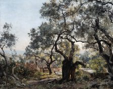 'Lodola, close to Menton', 1892.  Artist: Emmanuel Lansyer