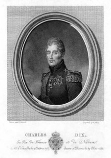 Charles X, King of France, 19th century.Artist: W Alais