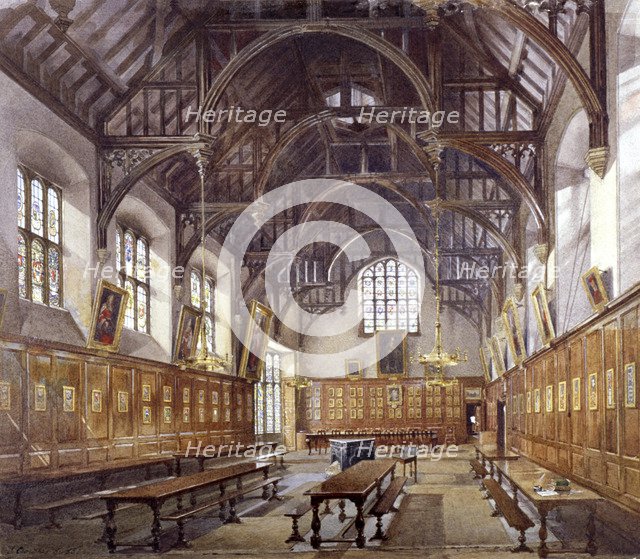 Gray's Inn Hall, London, 1886. Artist: John Crowther