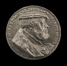 Melchior von Osse, 1506-1557, Chancellor of Saxony [obverse], 16th century. Creator: Unknown.