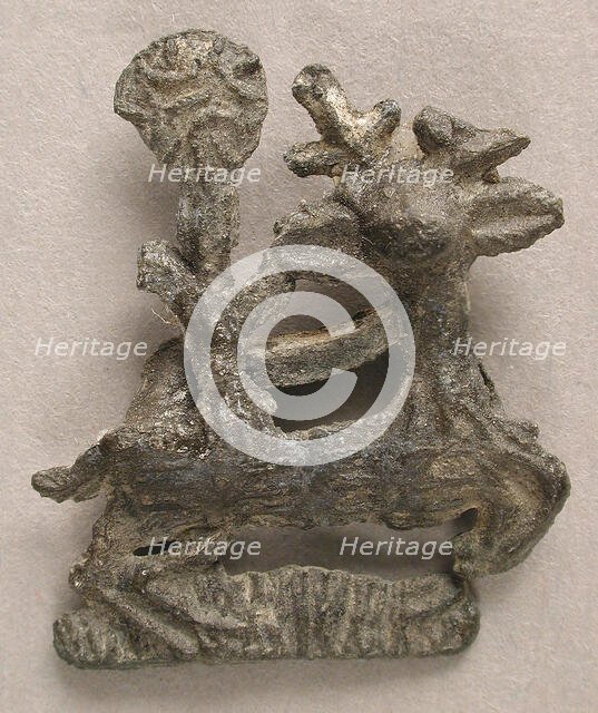 Badge with Richard II, British, 14th century. Creator: Unknown.