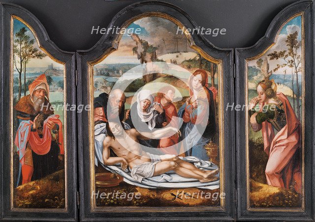 Lamentation over the Dead Christ, Early16th cen.. Artist: Coecke van Aelst, Pieter, the Elder (1502-1550)