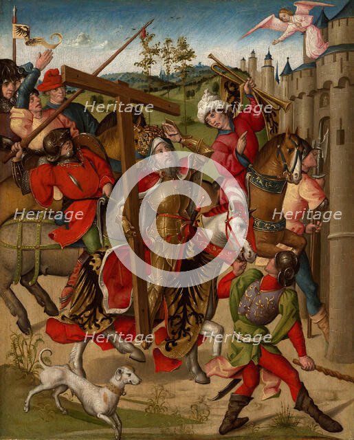 Emperor Heraclius Denied Entry into Jerusalem, 1460/80. Creator: Unknown.