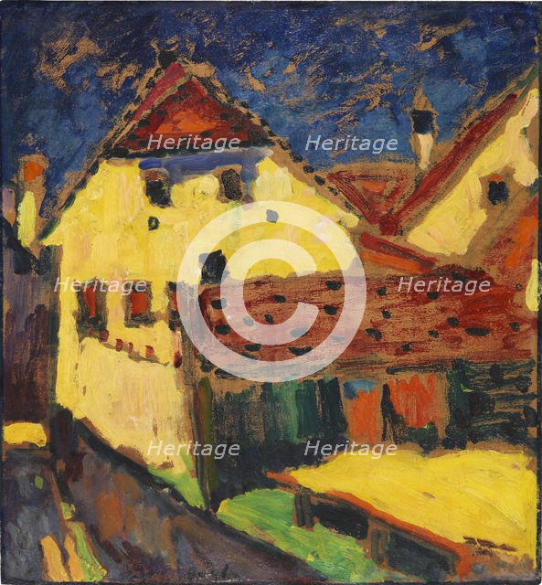 Yellow houses, 1909. Creator: Javlensky, Alexei, von (1864-1941).