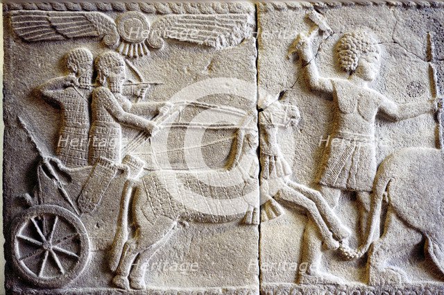 Relief of a Chariot, Hittite. Artist: Unknown