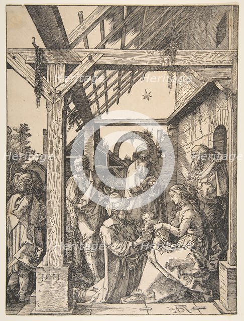 The Adoration of the Magi, 1511. Creator: Albrecht Durer.
