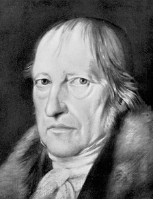 George Wilhlem Friedrich Hegel, German philosopher. Artist: Unknown