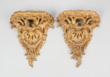 Bracket (one of two), France, c. 1735. Creator: Unknown.