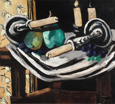 Still Life with Fallen Candles, 1929. Creator: Max Beckmann.