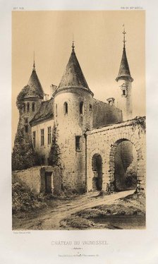 ...Pl. 89, Château du Vaumissel (Calvados), 1860. Creator: Victor Petit (French, 1817-1874).