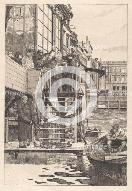 Eine Mutter, 1882. Creator: Max Klinger.