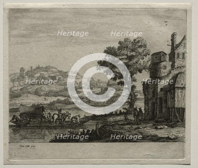 The Ferry Boat. Creator: Jan van Goyen (Dutch, 1596-1656).