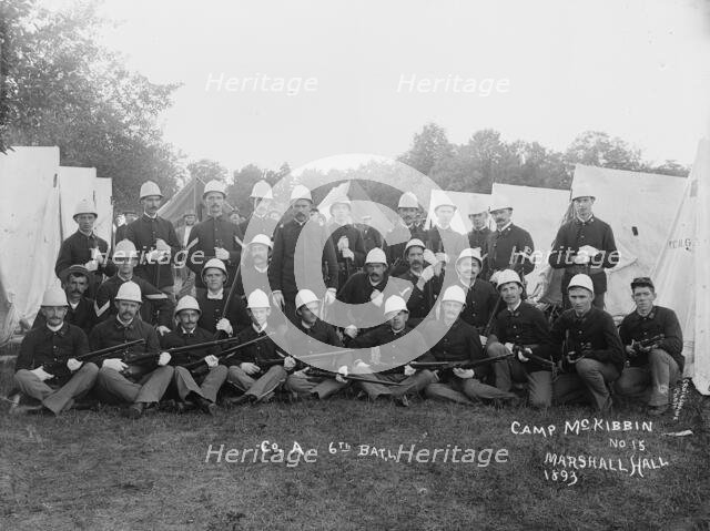 Co. A. 6th Batl., 1893. Creator: Unknown.